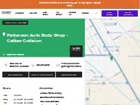 Website Screenshot Caliber Collision