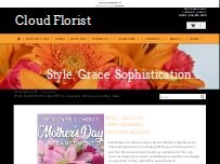 Website Screenshot Cloud Florist