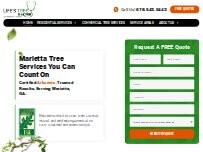 Website Screenshot Life's Tree Doctor, LLC