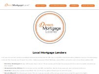 Website Screenshot The Dobz Group of Direct Mortgage Loans