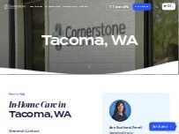 Website Screenshot Cornerstone Caregiving