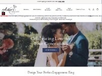 Website Screenshot Adler's Diamonds
