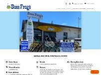 Website Boss Frog's Snorkel, Bike & Beach Rentals