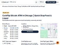 Website Screenshot CoinFlip Bitcoin ATM - Quick Stop Food & Liquor (Chicago)