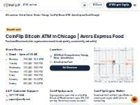 Website Screenshot CoinFlip Bitcoin ATM - Avers Express Food (Chicago)