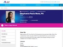 Website Screenshot Stephanie Rene, PA