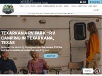 Website Screenshot Texarkana USA RV Resort