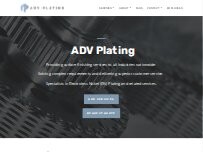 Website Screenshot ADV Plating