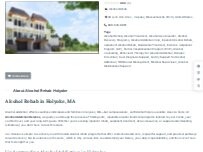 Website Screenshot Alcohol Rehab Holyoke