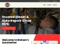 Website Screenshot Watson Automotive