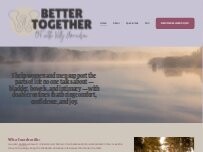 Website Screenshot Better Together OT with Kelly Amundson