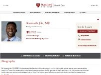 Website Screenshot Kenneth Job, MD
