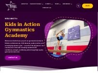 Website Screenshot Kids In Action