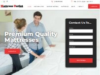 Website Screenshot Mattress Outlet of Abington