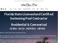 Website Screenshot West Shore Pools and Outdoor Living, LLC
