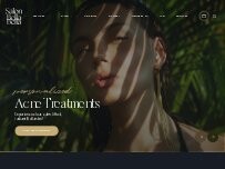 Website Screenshot Salon Bella Bella Skincare  AESTHETIC & ITALIAN WELLNESS STUDIO