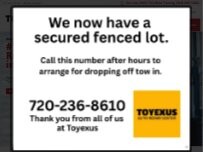 Website Screenshot Toyexus Auto Repair