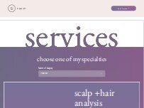 Website Screenshot Reiss Beauty by Renée Bradlee