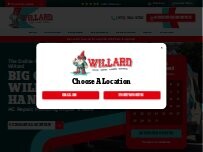 Website Screenshot Willard Heating, Cooling, & Plumbing