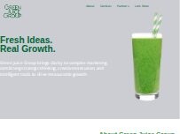 Website Screenshot Green Juice Group