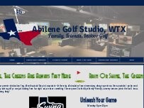 Website Screenshot Abilene Golf Studio WTX