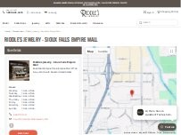 Website Screenshot Riddle's Jewelry - Sioux Falls Empire Mall