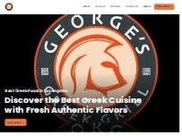 Website Screenshot George's Greek Grill