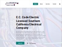 Website Screenshot E.C. Code Electric