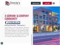 Website Screenshot Gracie's Village