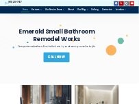 Website Screenshot Emerald Small Bathroom Remodel Works