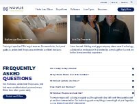 Website Screenshot Novus Home Mortgage - Brookfield, WI