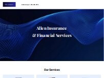 Website Screenshot Allen Insurance & Financial Services