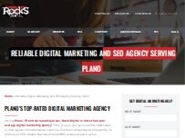 Website Screenshot Rocks Digital Marketing LLC - Plano