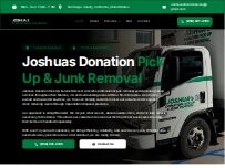 Website Screenshot Joshuas Donation Pick Up & Junk Removal