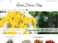 Website Screenshot Lavish Flower Shop