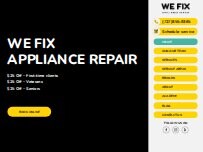 Website Screenshot WeFix Appliance Repair Miami