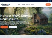 Website Screenshot Robinhood Heating & Cooling