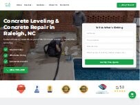 Website Screenshot Rapid Concrete Leveling
