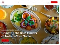 Website Screenshot Bollywood Indian Restaurant - Canton