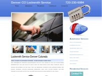 Website Denver CO Locksmith Service