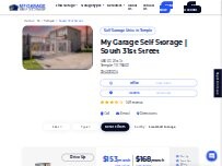 Website Screenshot My Garage Self Storage