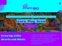 Website Screenshot Itty Bitty Kiddy’s Learn & Play