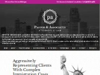 Website Screenshot Pastor & Associates P.C.