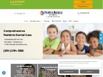 Website Screenshot Pediatric Dentistry of Temple