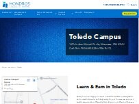 Website Screenshot Hondros College of Nursing