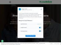 Website Screenshot HomeShield Pest Control