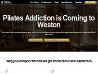 Website Screenshot Pilates Addiction Weston