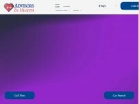 Website Screenshot Advisors in Health