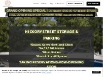 Website Screenshot Hickory Street Storage & Parking