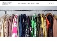 Website Screenshot Labels Designer Consignment Boutique